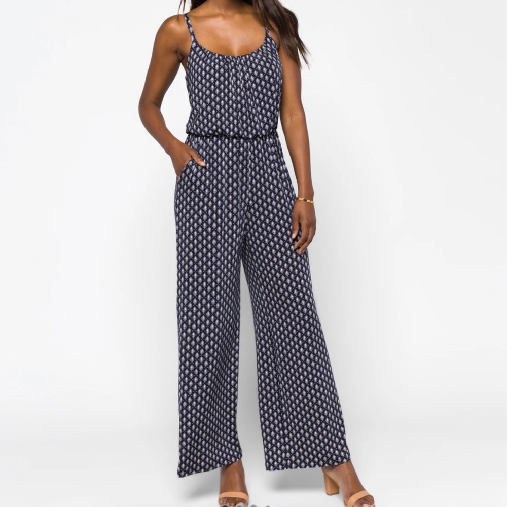 Kaileigh navy jumpsuit